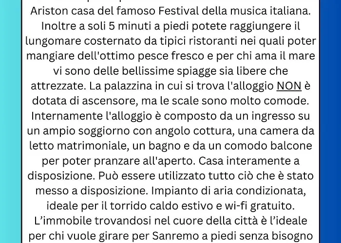 Erica's Dream Apartment Sanremo